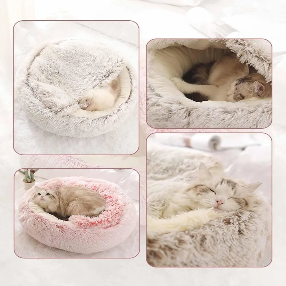 GoodPawls Cozy Fluffy Pet Bed