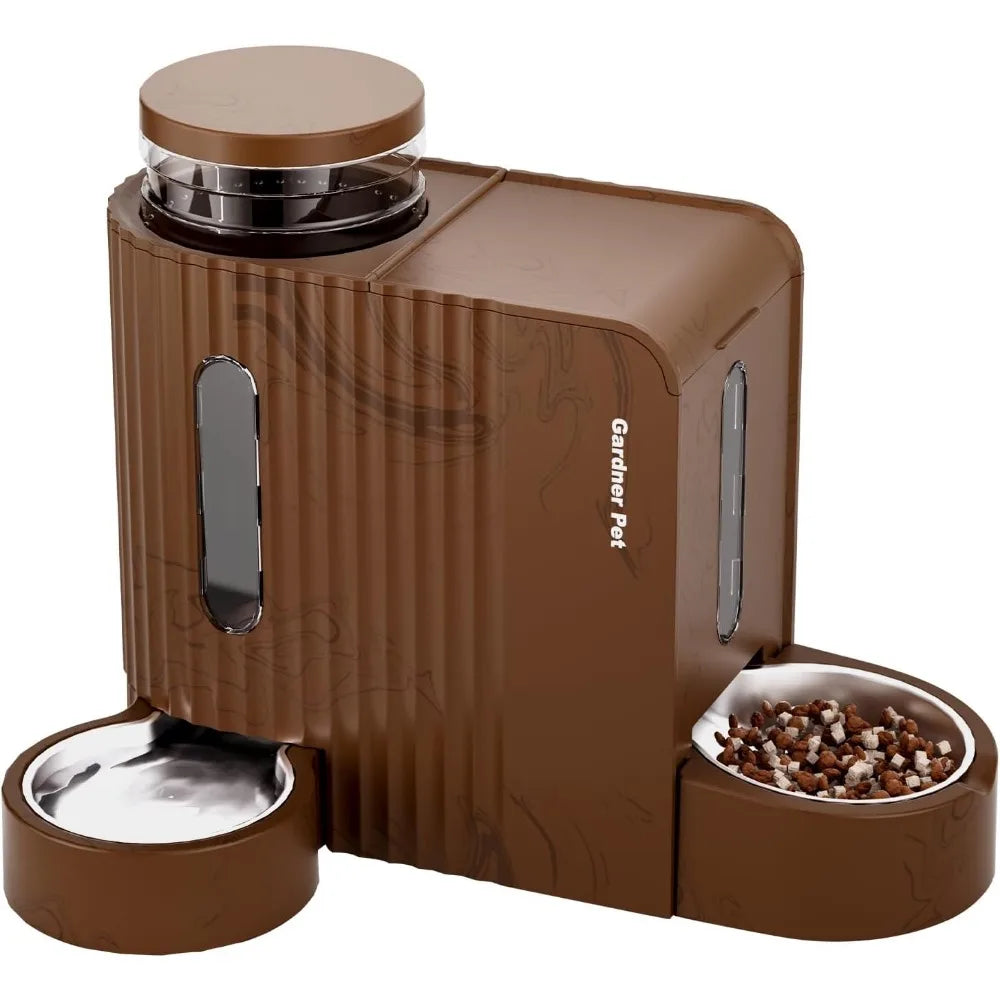GoodPawls Gravity Automatic Pet Feeder and Water Dispenser Set